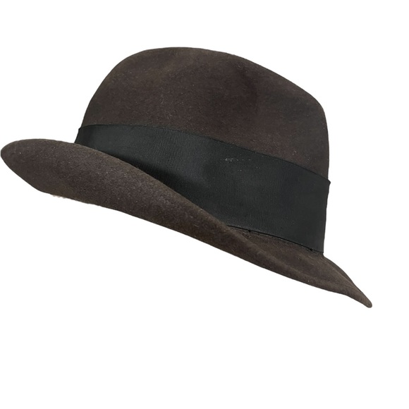Knox New York Madison Ave Brown Fedora. Vintage. Dark brown. - Picture 7 of 11